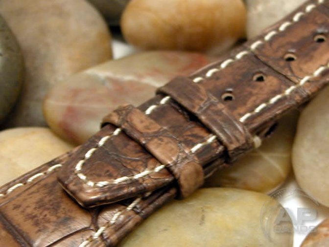 Prototipo Capolavoro Vintage Alligator Leather Limited Edition Strap For Audemars Piguet Royal Oak
