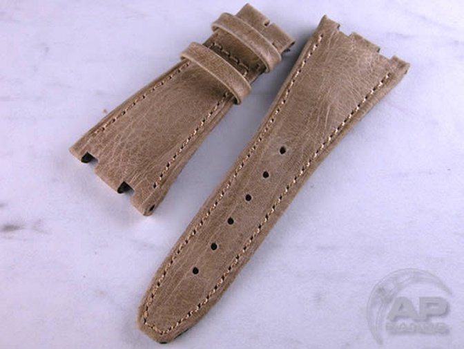Decantare Natural Vintage Grain Calf Strap For Audemars...