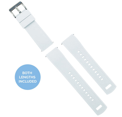 Suunto Vertical & Race | Elite Silicone | White Top / Black Bottom - Barton Watch Bands