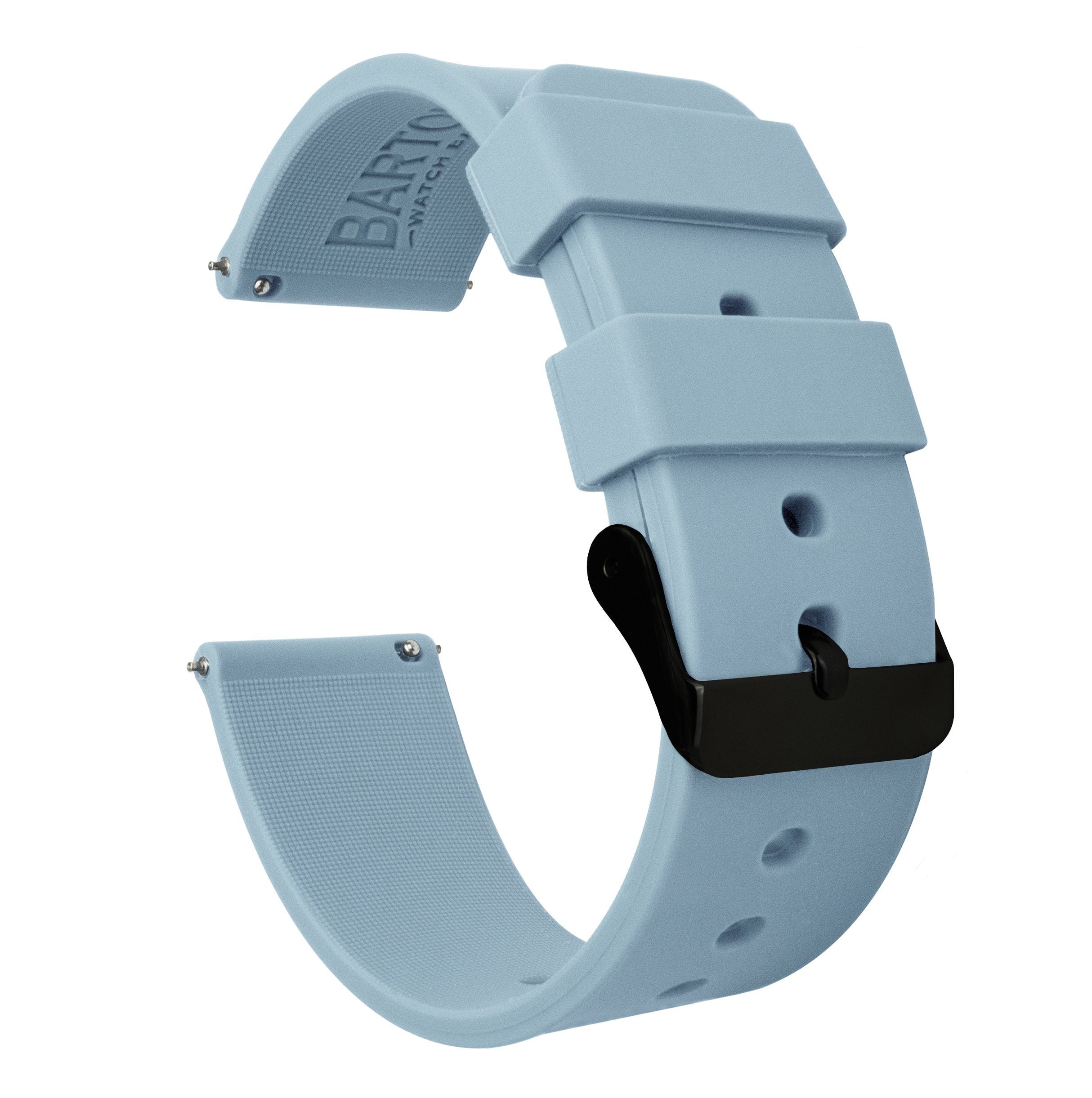Samsung Galaxy Watch Active 2  | Silicone | Soft Blue - Barton Watch Bands