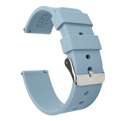 Samsung Galaxy Watch Active 2  | Silicone | Soft Blue - Barton Watch Bands