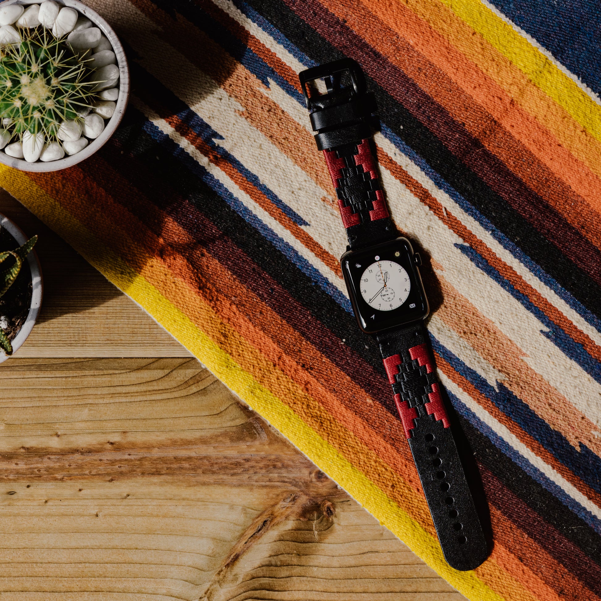 Apple Watch | Gaucho | Crimson & Black - Barton Watch Bands