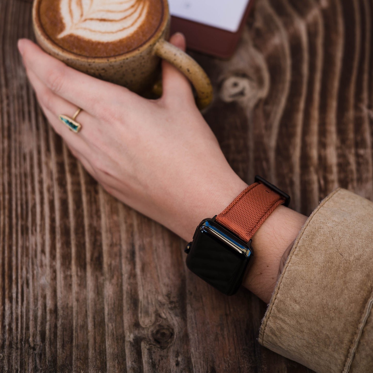 Apple Watch | Copper Orange Sailcloth - Barton Watch Bands