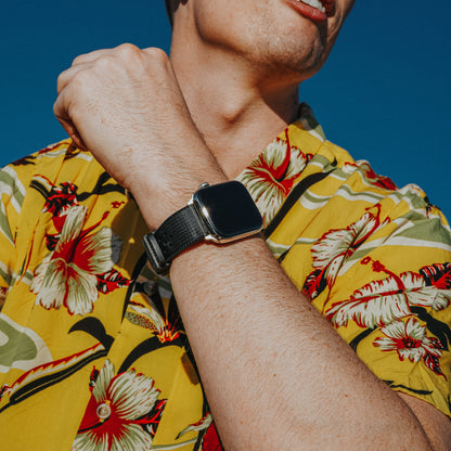 Apple Watch | Tropical-Style | Black - Barton Watch Bands