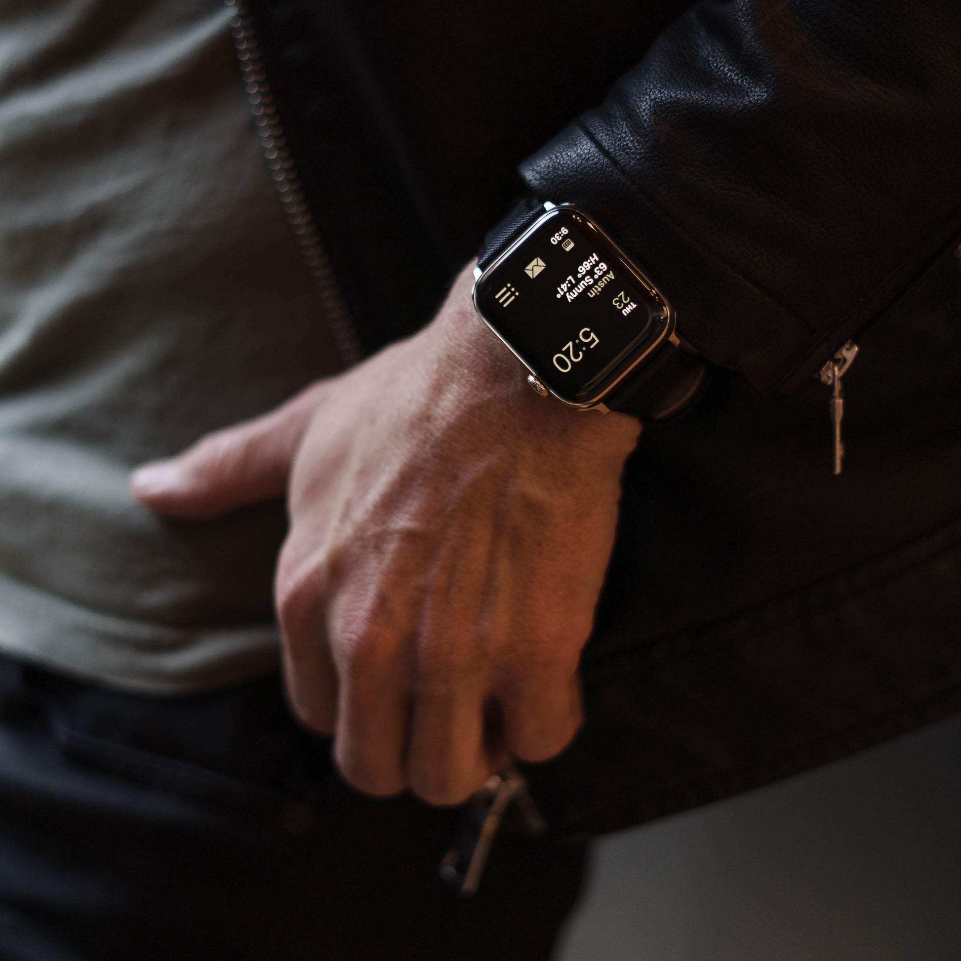 Apple Watch | Black Sailcloth - Barton Watch Bands