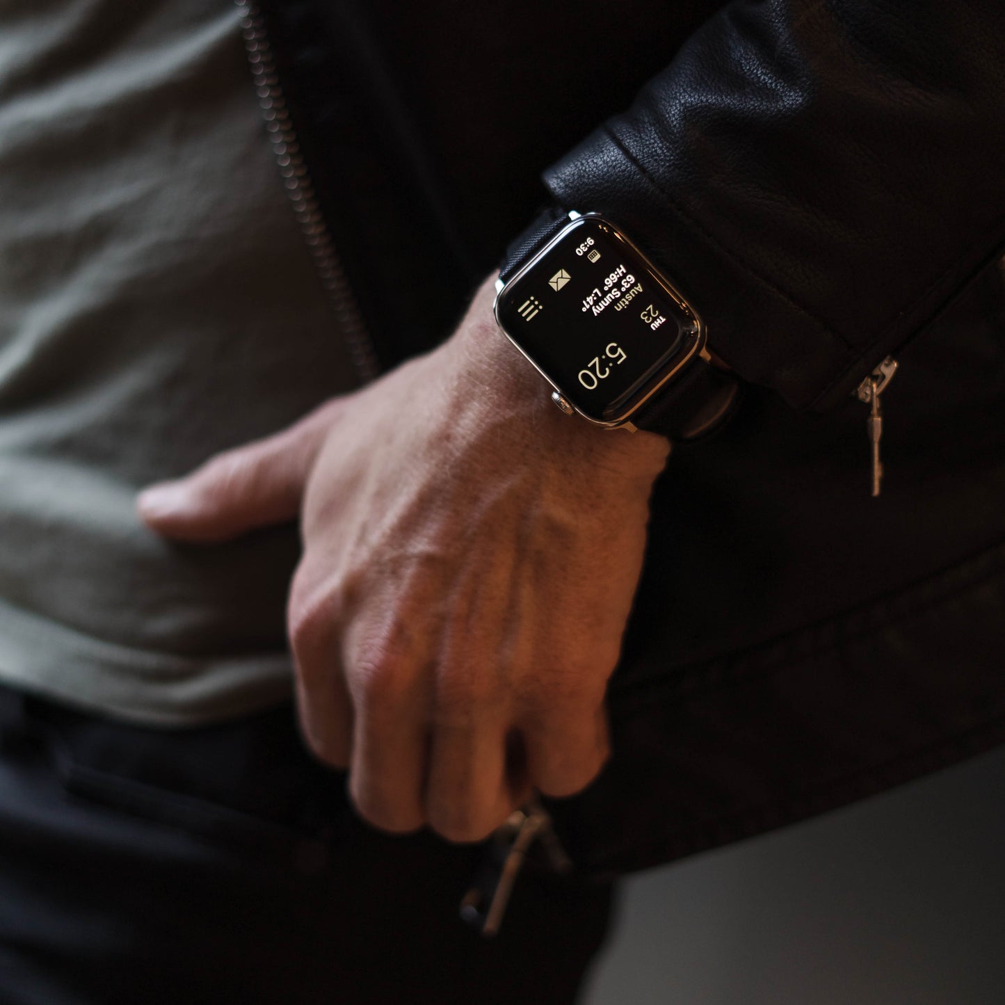 Apple Watch | Black Sailcloth - Barton Watch Bands