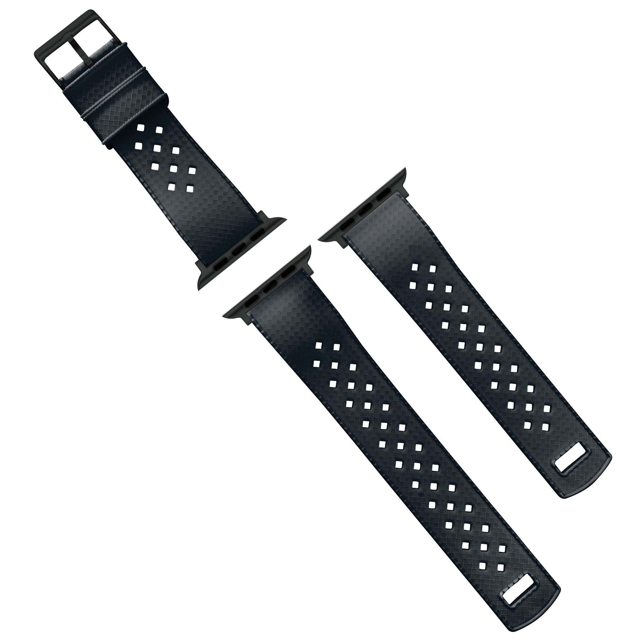 Apple Watch Tropical Style Black Watch Band