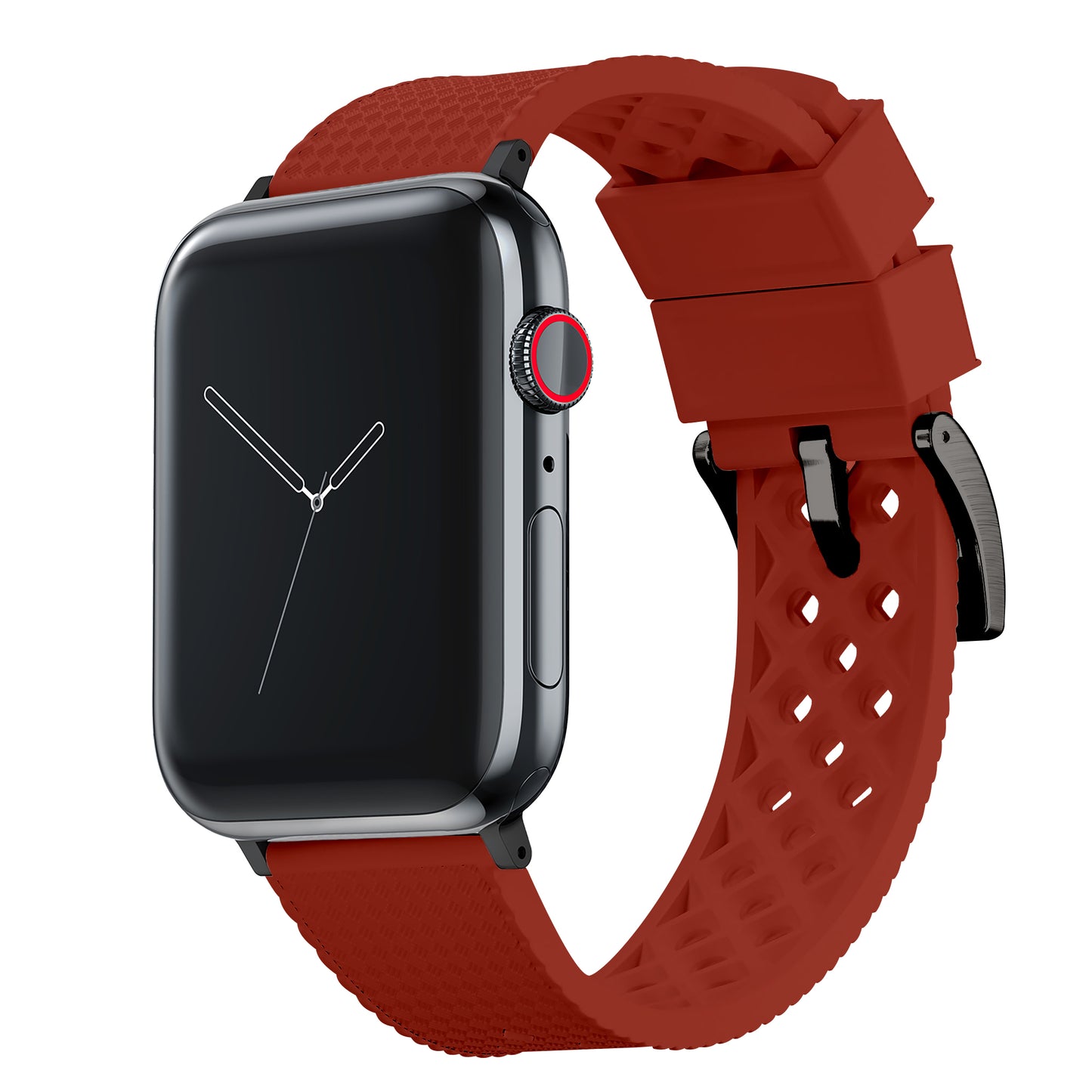 Apple Watch Tropical Style Crimson Red Watch Band