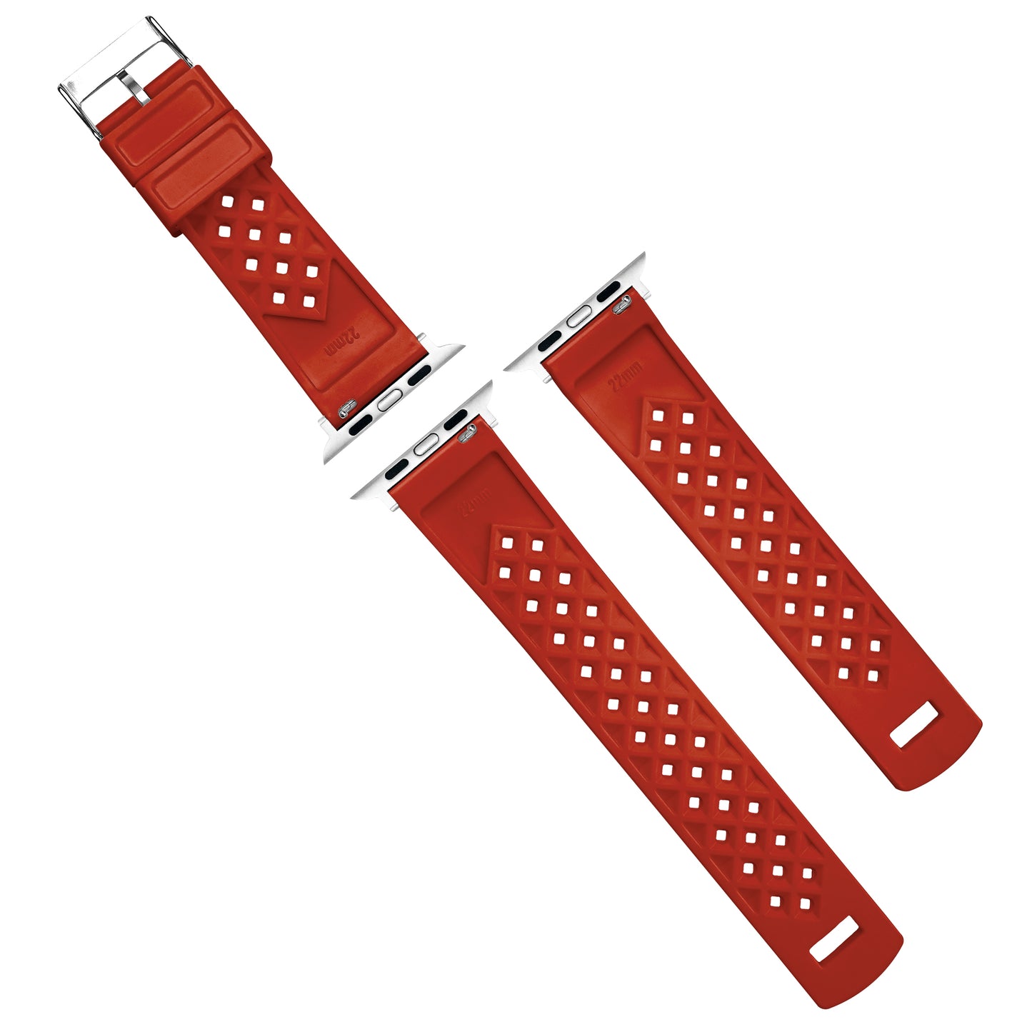 Apple Watch Tropical Style Crimson Red Watch Band