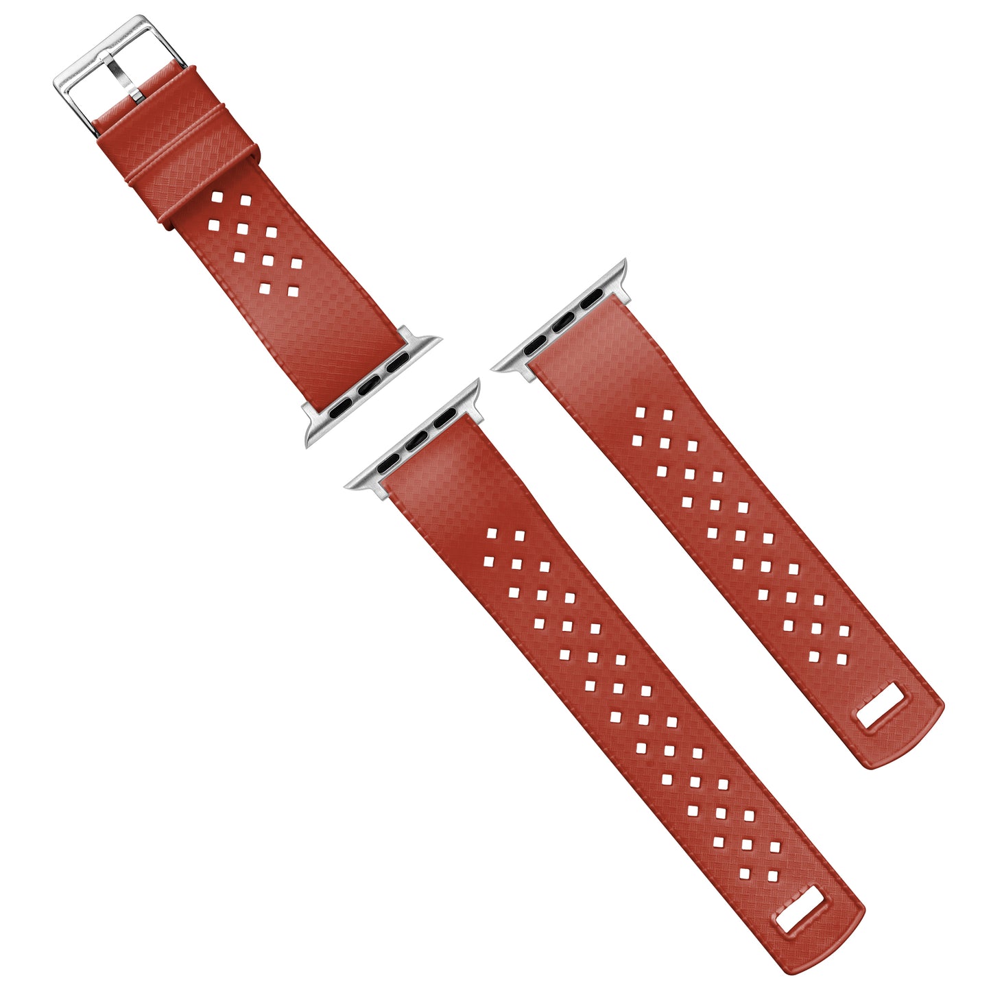 Apple Watch Tropical Style Crimson Red Watch Band