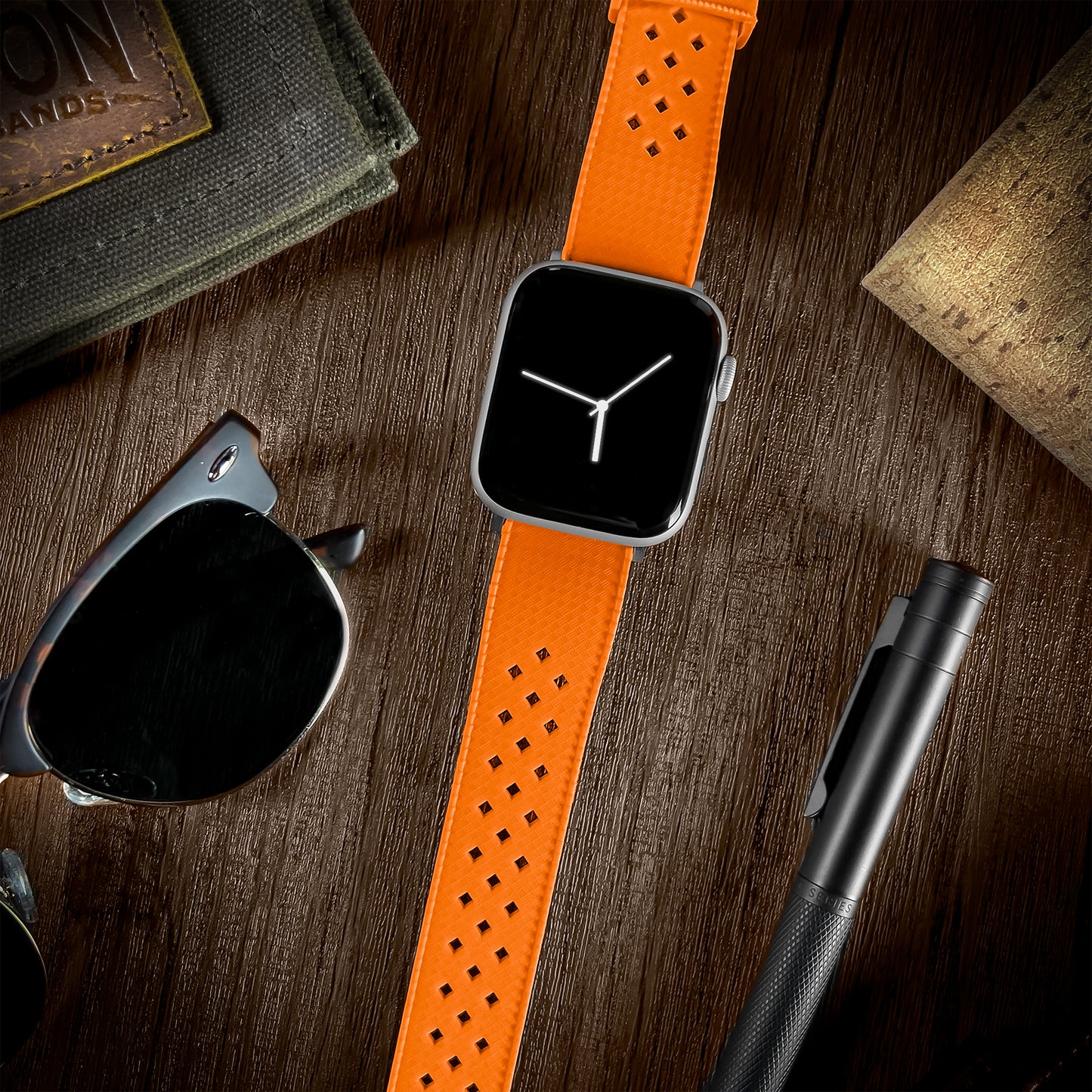 Apple Watch Tropical Style Orange Watch Band