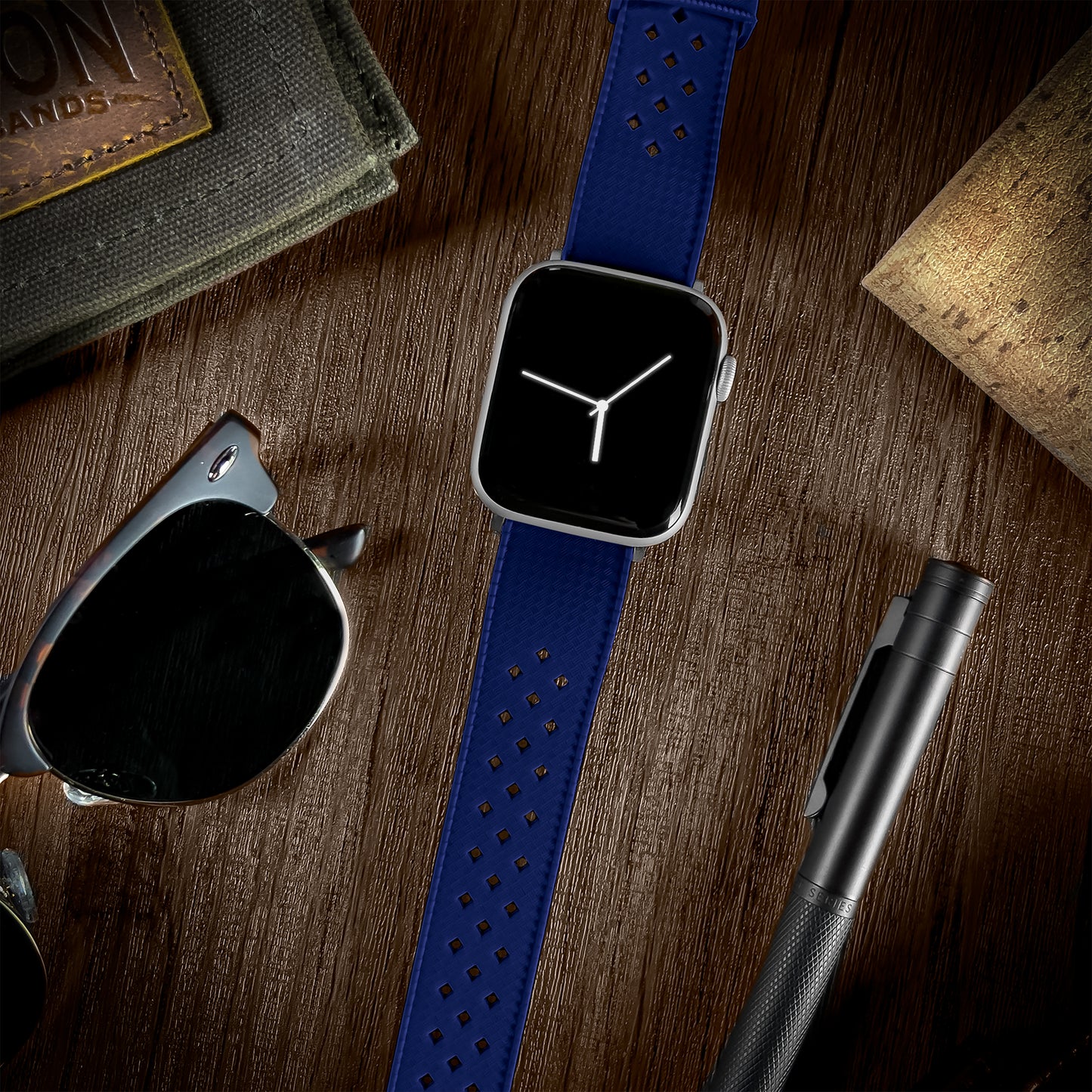 Apple Watch Tropical Style Royal Blue Watch Band