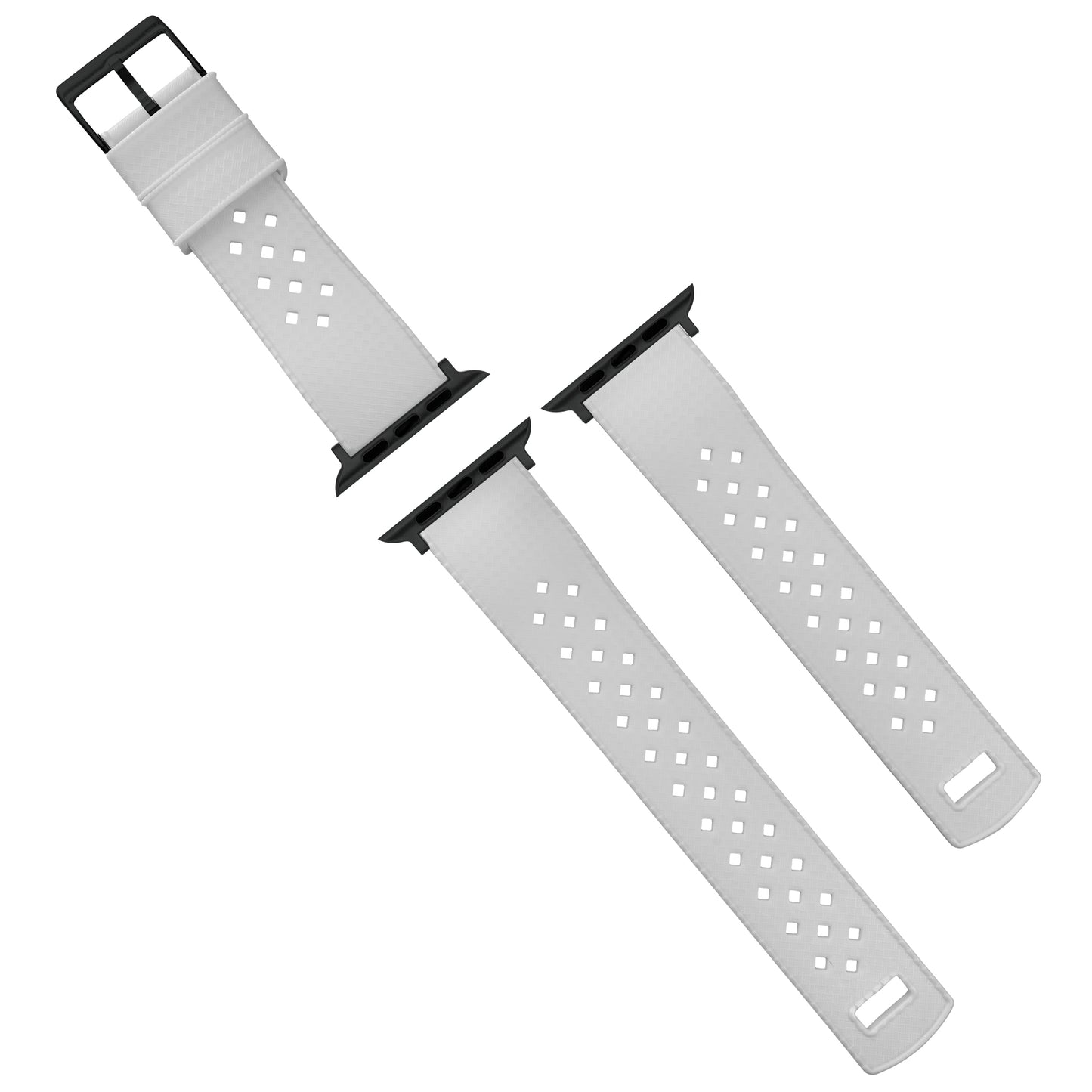 Apple Watch Tropical Style White Watch Band