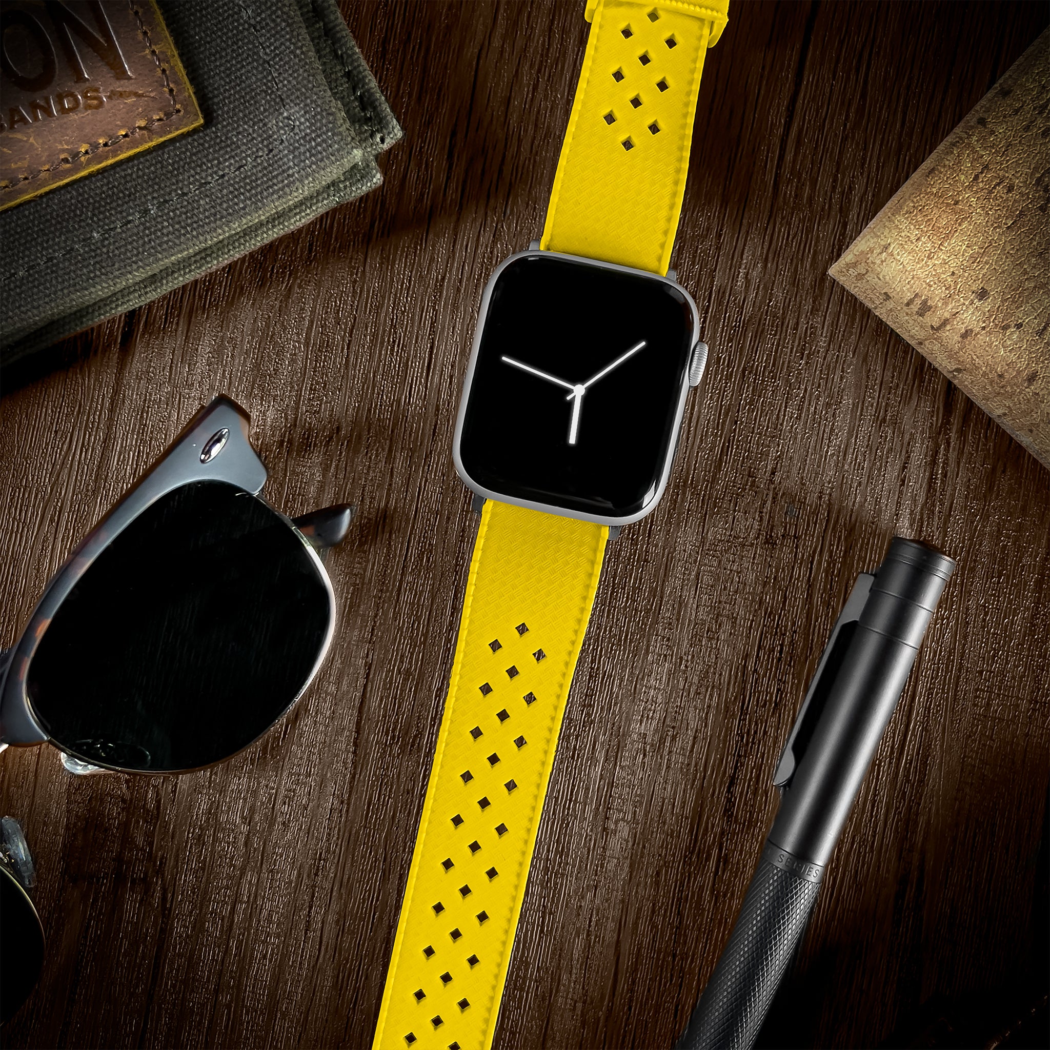 Apple Watch Tropical Style Yellow Watch Band