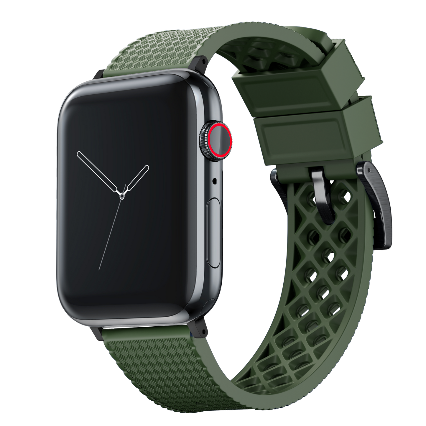 Apple Watch Tropical Style Army Green Watch Band Barton Watch Bands
