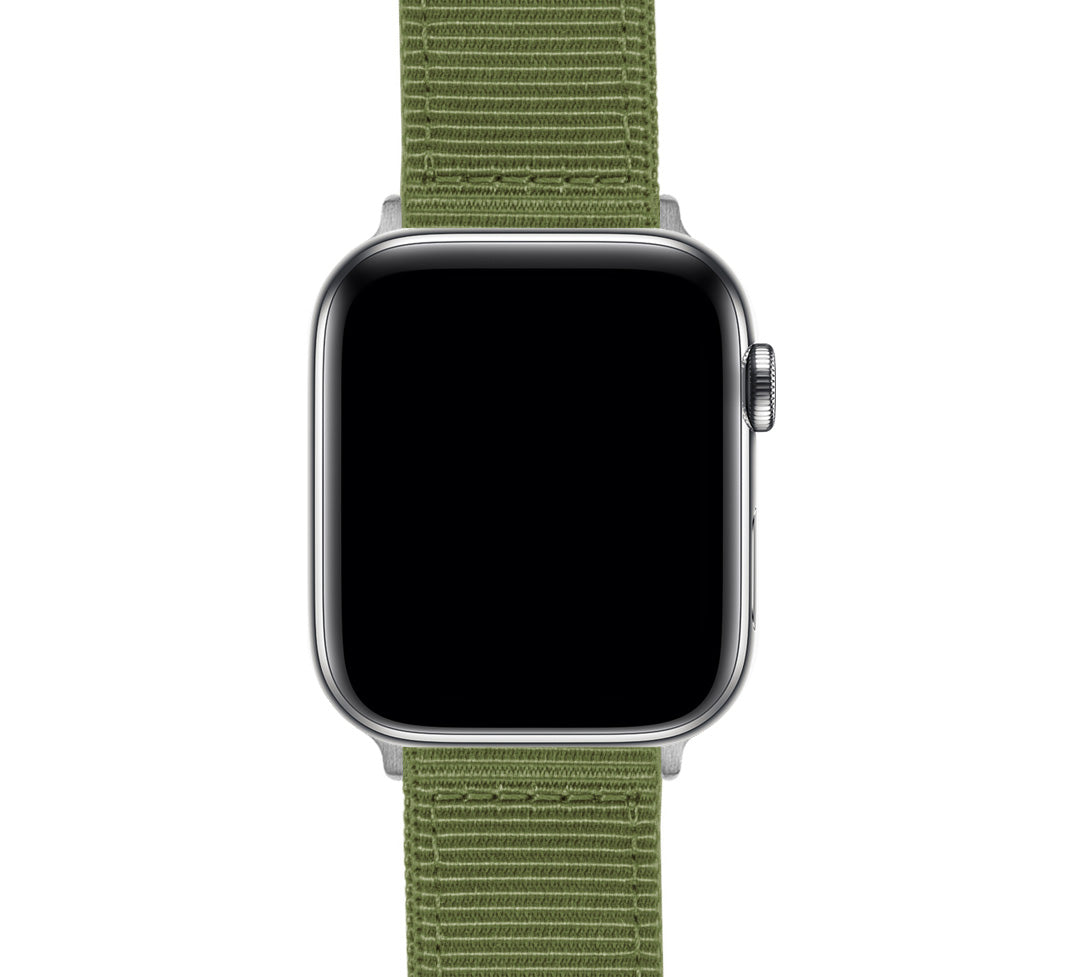 Apple Watch | Two-piece NATO Style | Army Green - Barton Watch Bands