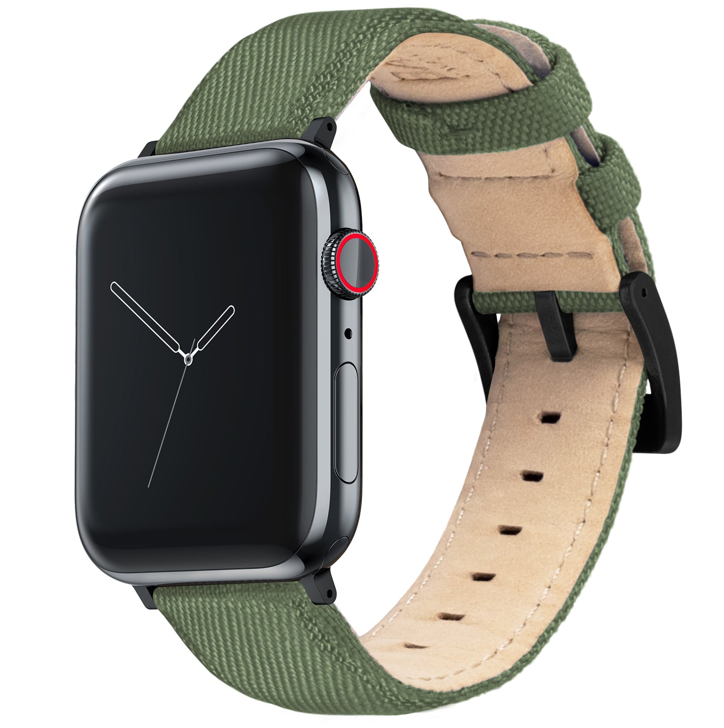 Apple Watch | Army Green Sailcloth - Barton Watch Bands