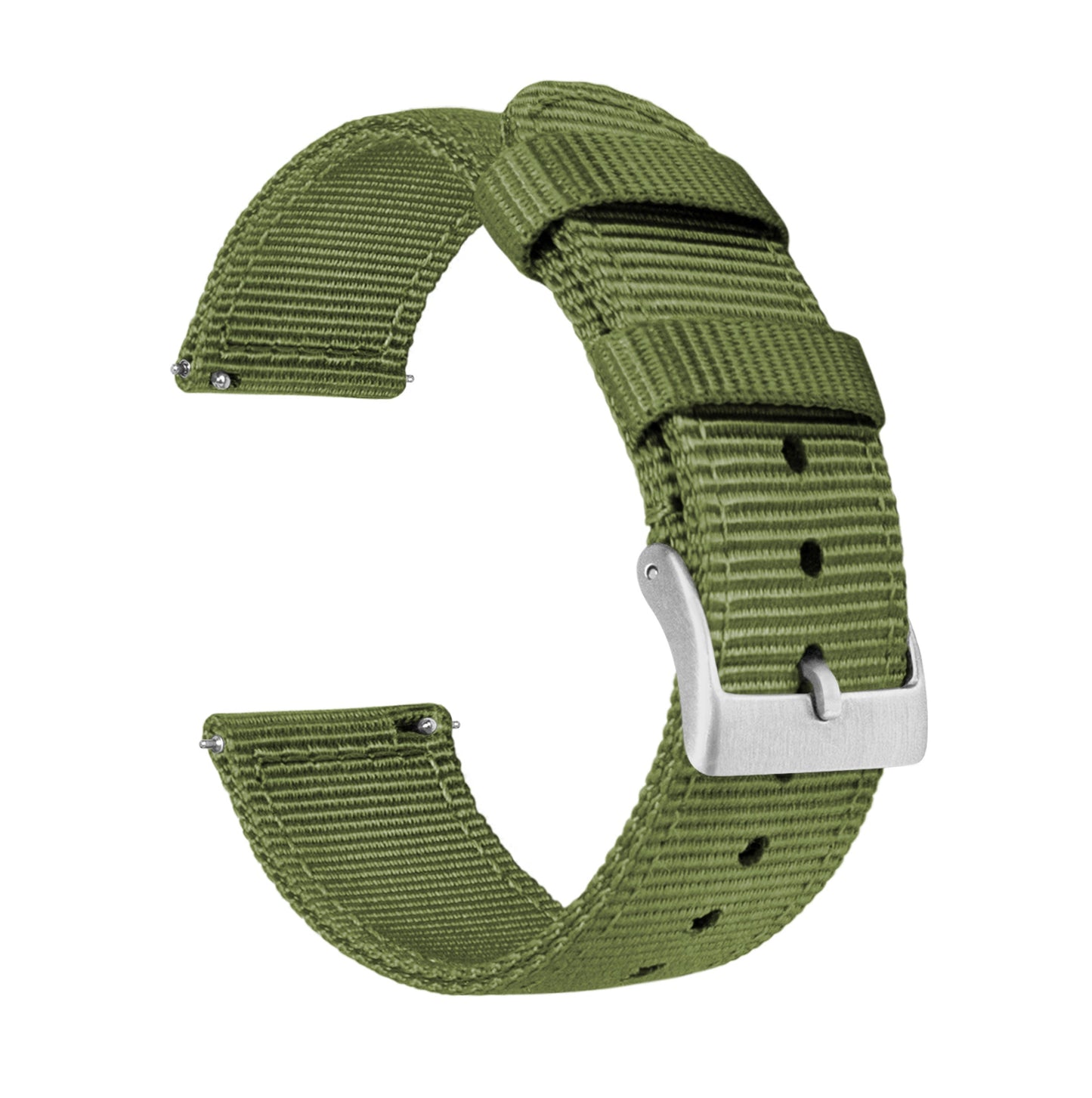 MOONSWATCH Bip | Two-Piece NATO Style | Army Green - Barton Watch Bands