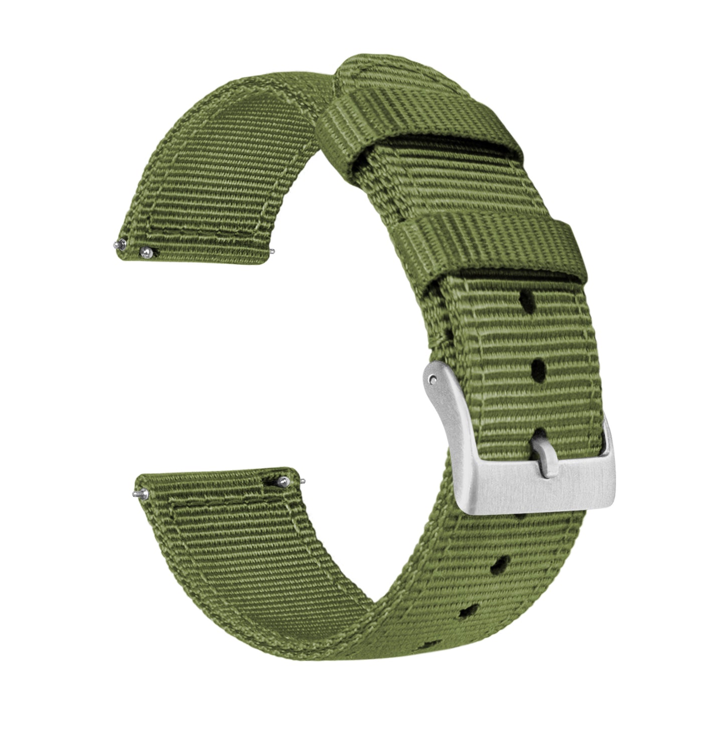 Withings Nokia Activité and Steel HR | Two-Piece NATO Style | Army Green - Barton Watch Bands