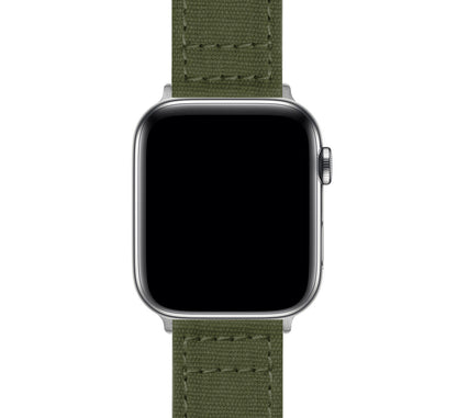 Apple Watch | Army Green Canvas - Barton Watch Bands