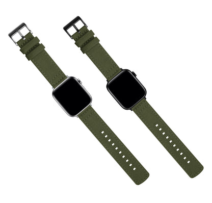 Apple Watch | Army Green Canvas - Barton Watch Bands