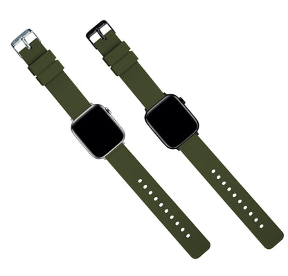 Apple Watch | Silicone | Army Green - Barton Watch Bands