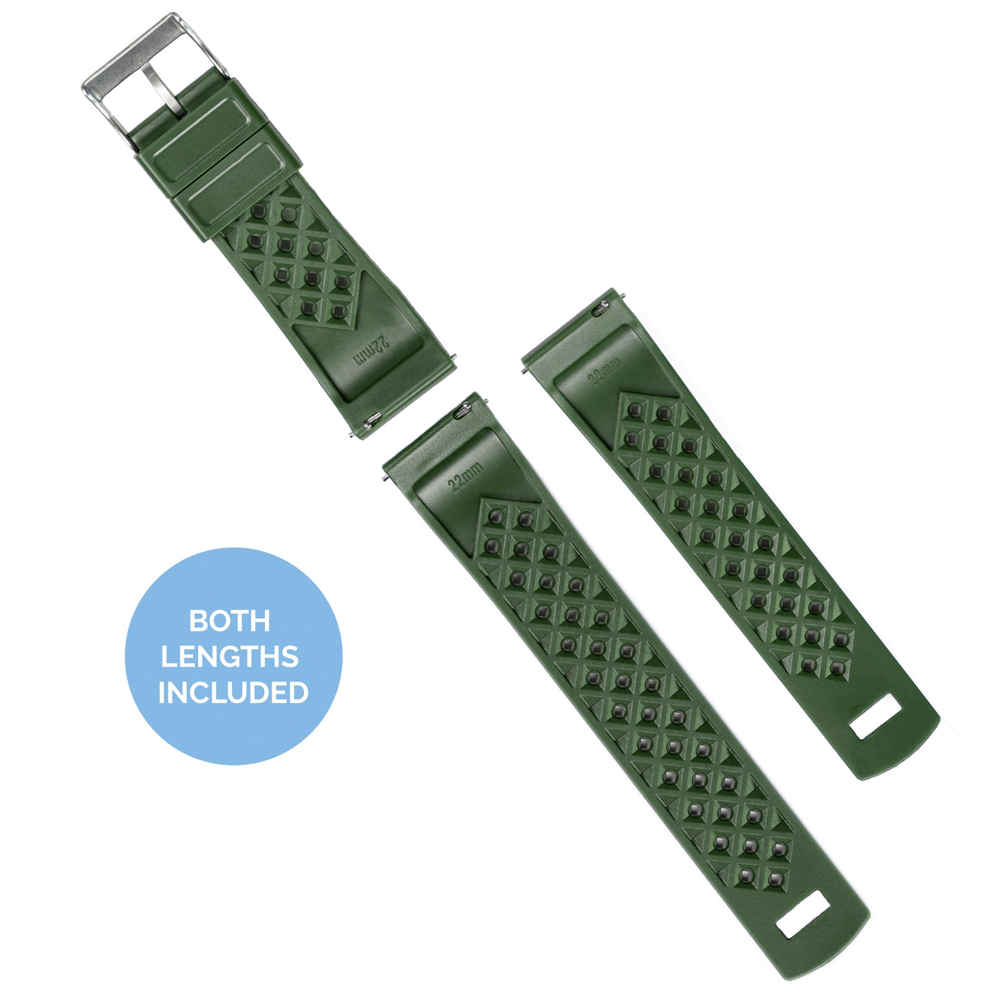 Samsung Galaxy Watch Active | Tropical-Style | Army Green - Barton Watch Bands