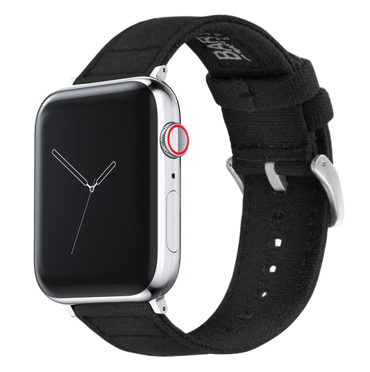 Apple Watch | Black Canvas - Barton Watch Bands