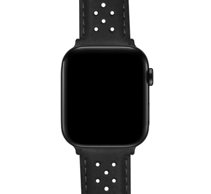 Apple Watch | Black Racing Horween Leather - Barton Watch Bands