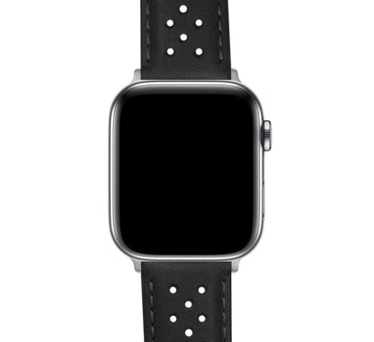 Apple Watch | Black Racing Horween Leather - Barton Watch Bands