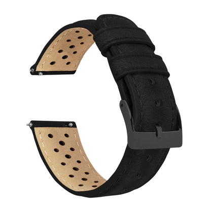 Black | Racing Horween Leather - Barton Watch Bands