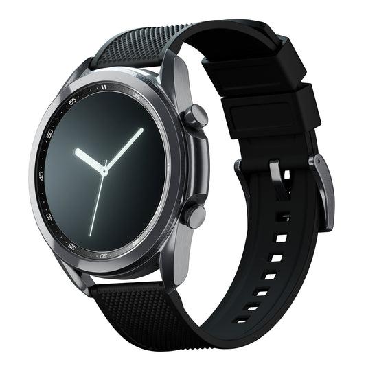 Samsung Galaxy Watch3 | Elite Silicone | Black - Barton Watch Bands