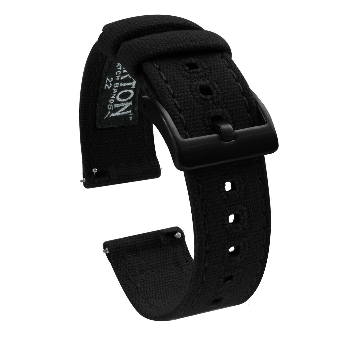 Samsung Galaxy Watch4 | Black Canvas - Barton Watch Bands