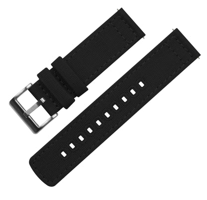 Samsung Galaxy Watch3 | Black Canvas - Barton Watch Bands