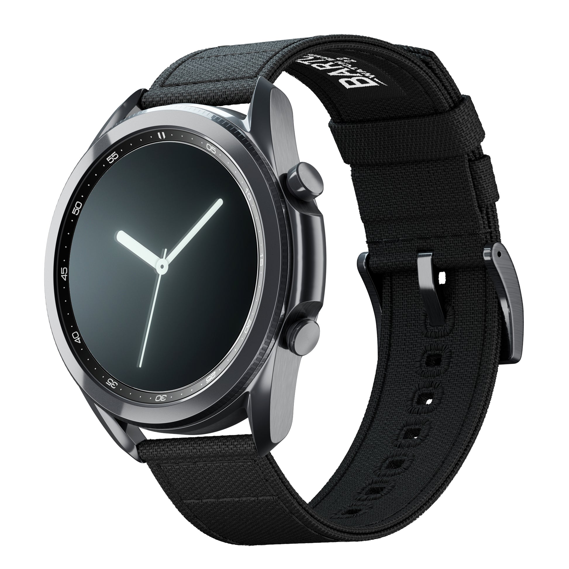 Samsung Galaxy Watch3 | Black Canvas - Barton Watch Bands