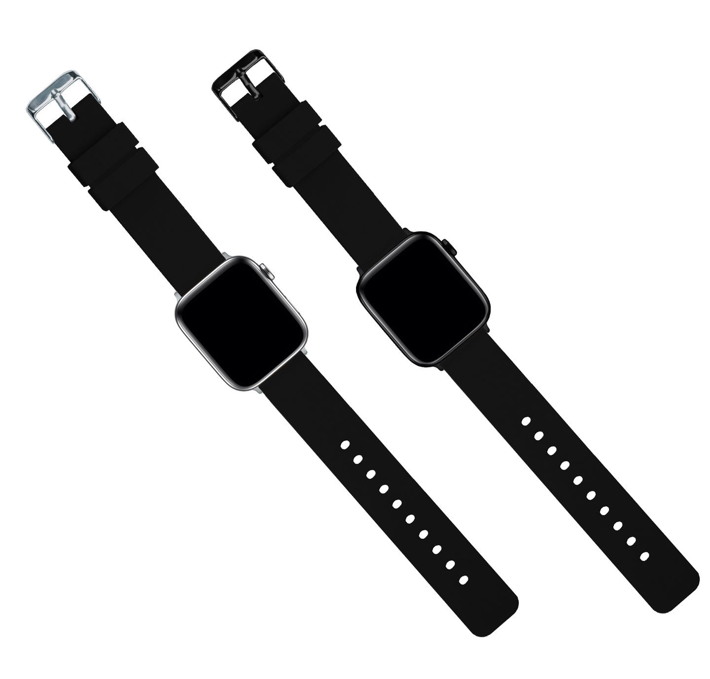 Apple watch band black silicone best sale