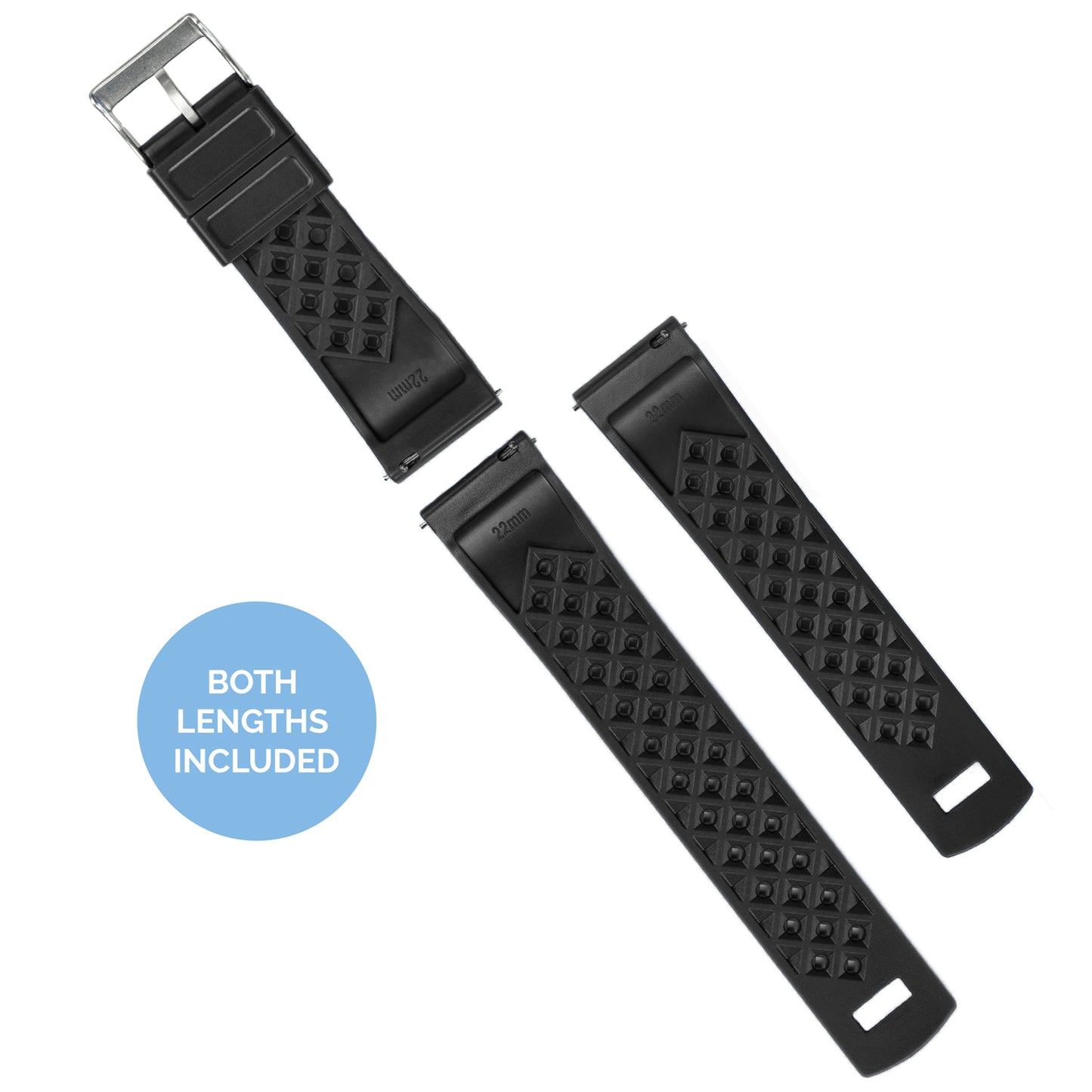 Black Tropical-Style 2.0 Barton Watch Bands