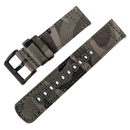 Samsung Galaxy Watch6 Navy Camouflage Canvas Watch Band