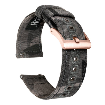 Samsung Galaxy Watch6 Navy Camouflage Canvas Watch Band