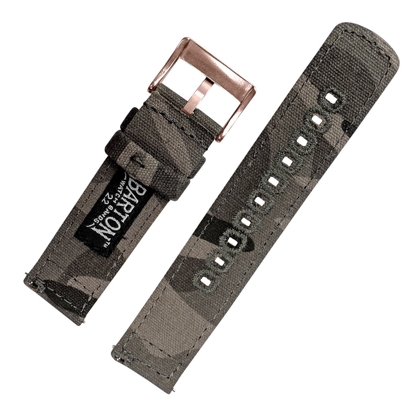 Samsung Galaxy Watch5 Navy Camouflage Canvas Watch Band