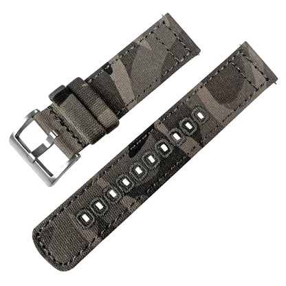 Samsung Galaxy Watch6 Navy Camouflage Canvas Watch Band