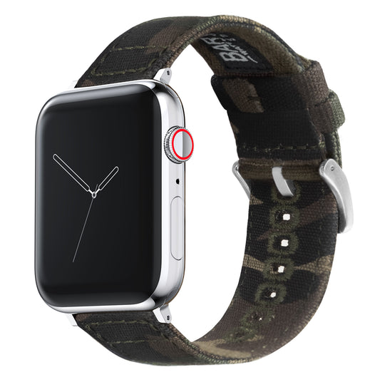 Apple Watch Canvas - Faded Olive/Space Gray