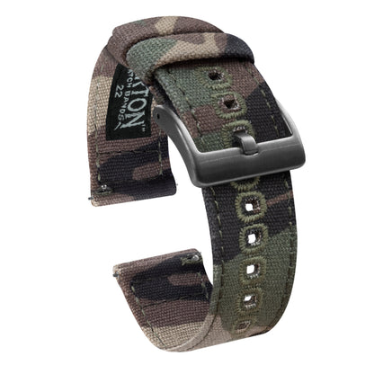 Camouflage | Crafted Canvas - Barton Watch Bands