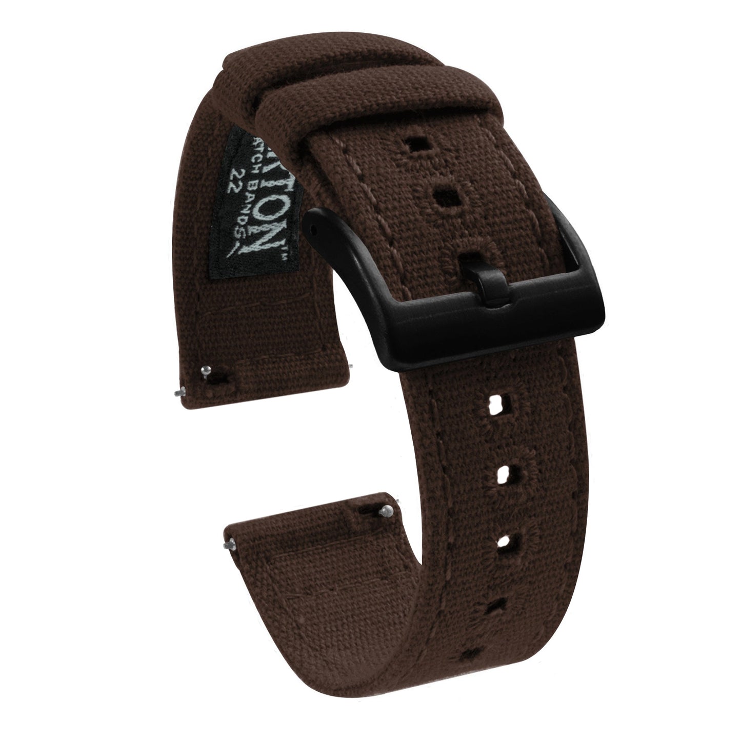Samsung Galaxy Watch5 | Chocolate Brown Canvas - Barton Watch Bands