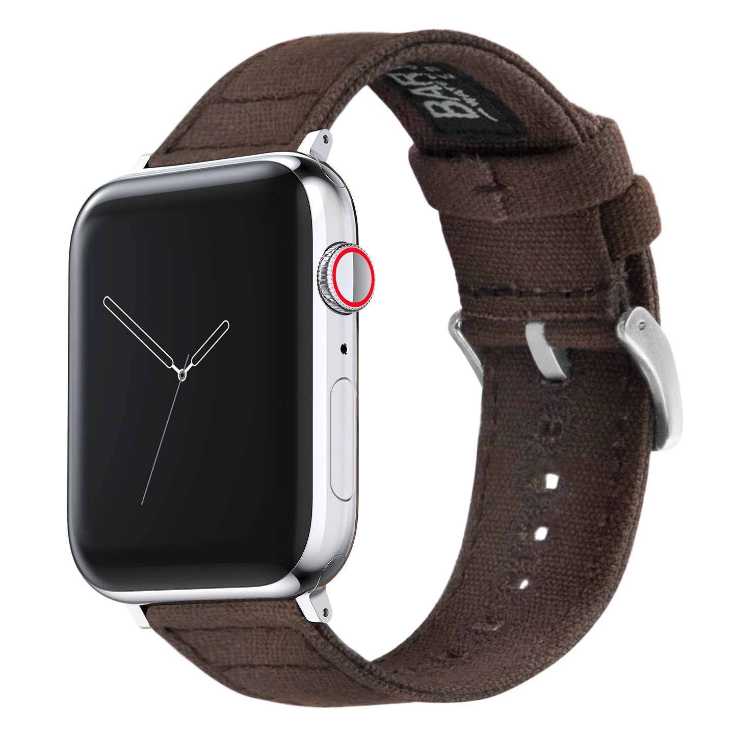 Apple Watch | Chocolate Brown Canvas - Barton Watch Bands