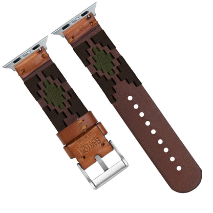 Apple Watch | Gaucho | Brown & Green - Barton Watch Bands
