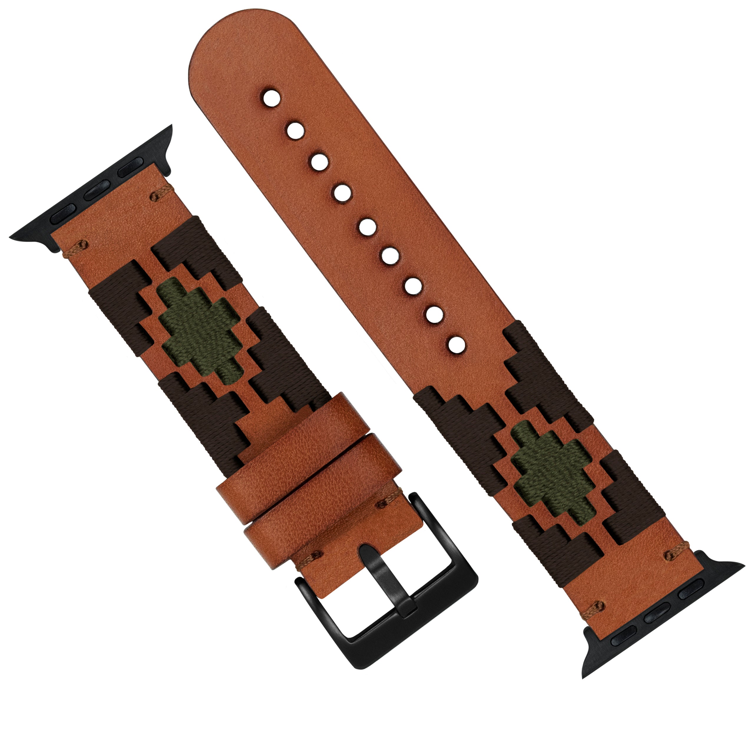 Apple Watch | Gaucho | Brown & Green - Barton Watch Bands