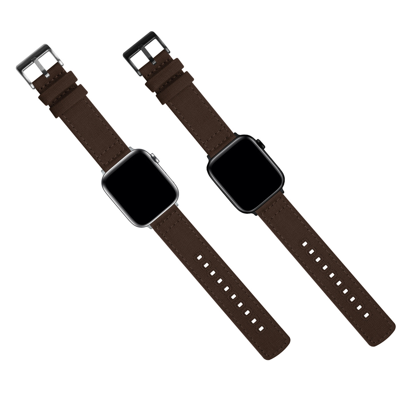 Apple Watch | Chocolate Brown Canvas - Barton Watch Bands