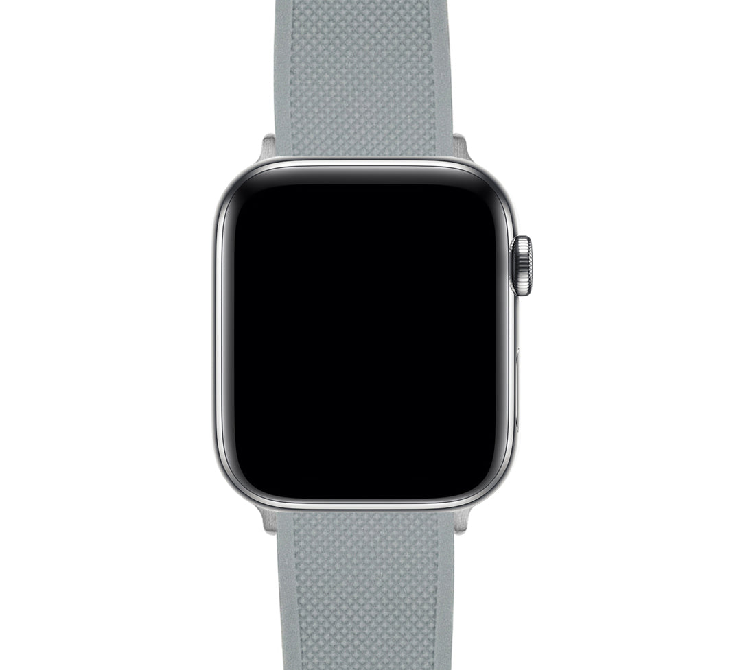 Apple Watch | Elite Silicone | Cool Grey Top / Black Bottom - Barton Watch Bands
