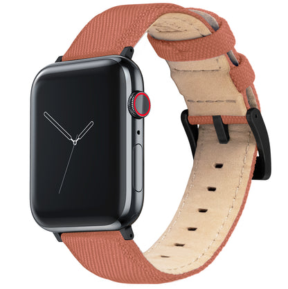 Apple Watch | Copper Orange Sailcloth - Barton Watch Bands